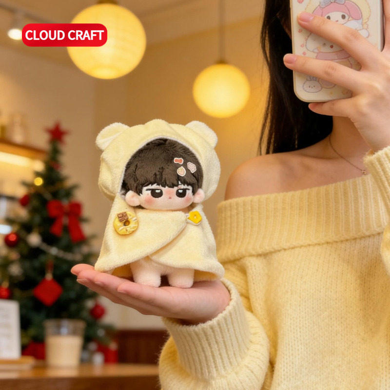 适用10cm 棉花娃娃衣服配饰可爱包被棉花娃娃毛绒玩偶衣服可换装,模玩/动漫/周边/娃圈三坑/桌游,棉花娃娃/毛绒玩具娃衣,淘宝优惠券,粉丝福利购,淘宝优惠卷