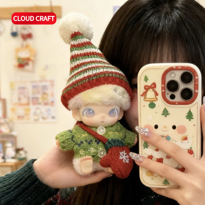 适用dimoo新生日记娃衣圣诞套装dimoo新生日记搪胶系列娃衣换装