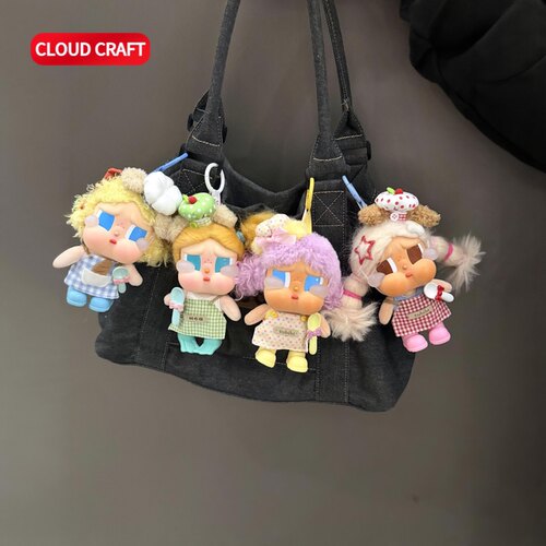 适用CRYBABY哭娃/DIMOO新生日记娃衣多色小厨神套装搪胶玩偶着替