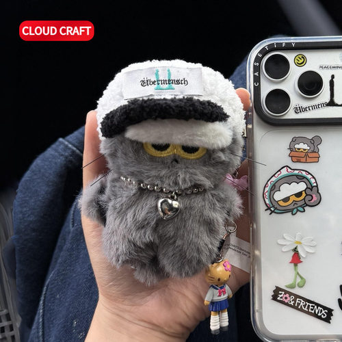 适用mini zoa娃衣配饰龙帽银心项链可换装mini zoa毛绒玩偶衣服