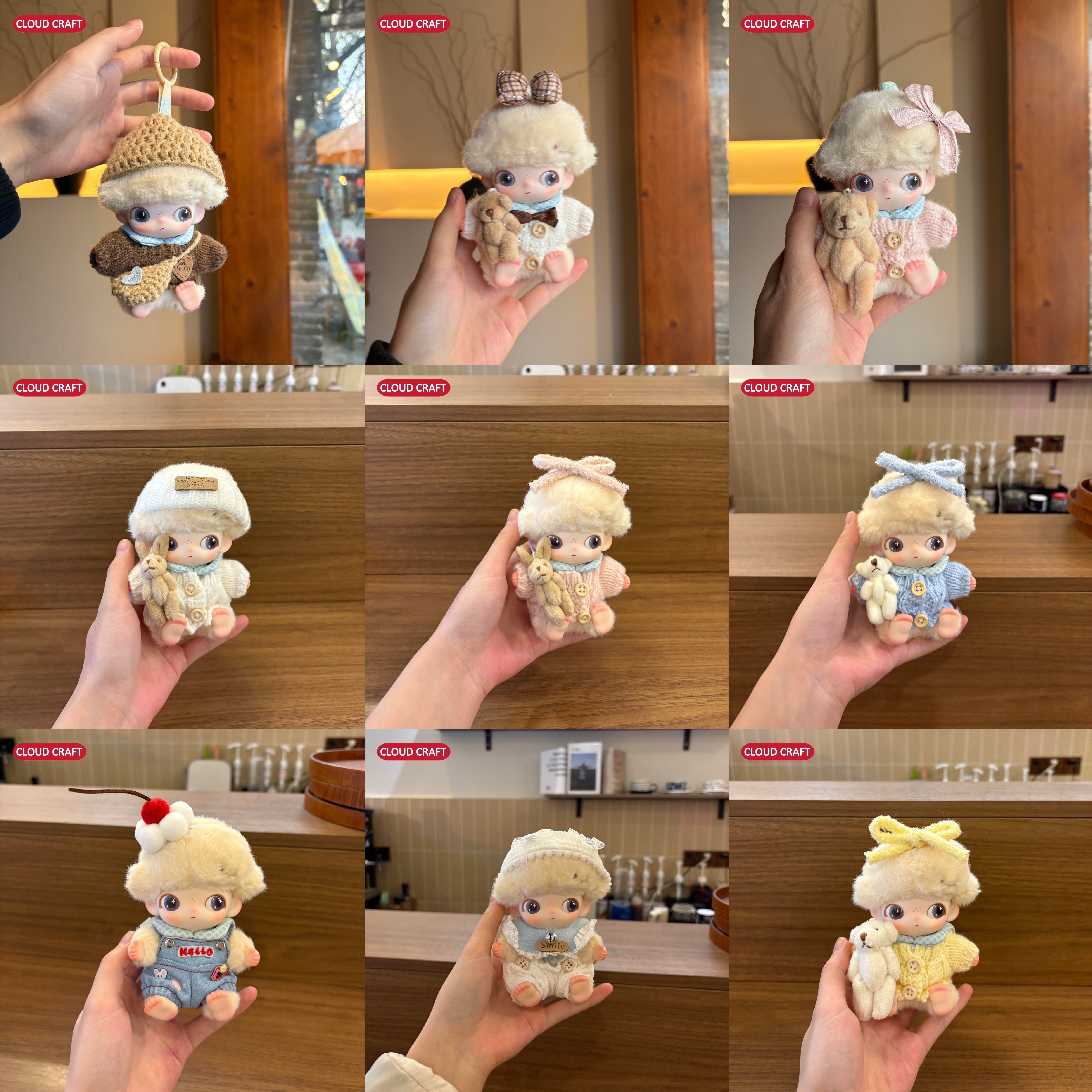 适用dimoo娃衣新生日记系列可爱毛衣套装搪胶毛绒玩偶衣服可换装,模玩/动漫/周边/娃圈三坑/桌游,棉花娃娃/毛绒玩具娃衣,淘宝优惠券,粉丝福利购,淘宝优惠卷