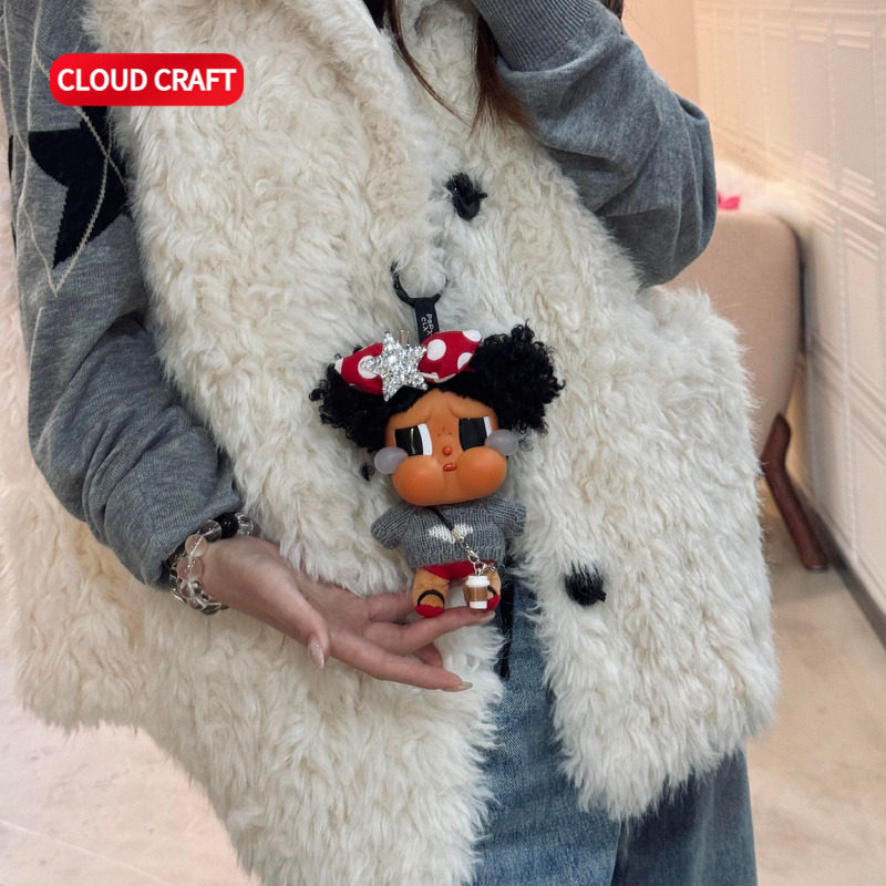 适用crybaby哭娃娃衣可爱灰色星星毛衣套装哭娃搪胶毛绒玩偶衣服,模玩/动漫/周边/娃圈三坑/桌游,棉花娃娃/毛绒玩具娃衣,淘宝优惠券,粉丝福利购,淘宝优惠卷