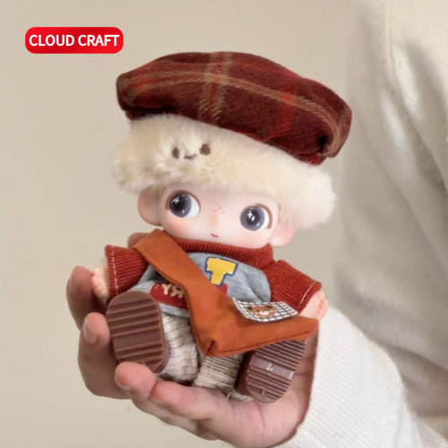 适用dimoo娃衣巧克力学院风套装搪胶毛绒挂件衣服着替服