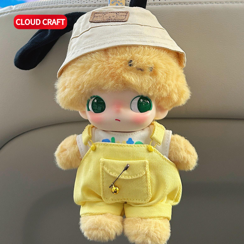 适用Dimoo布鲁托 娃衣渔夫帽背带裤套装Dimoo搪胶毛绒玩偶着替服,模玩/动漫/周边/娃圈三坑/桌游,棉花娃娃/毛绒玩具娃衣,淘宝优惠券,粉丝福利购,淘宝优惠卷