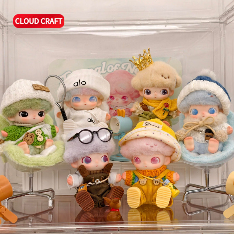 适用dimoo新生日记娃衣可爱娃衣合集DIMOO新生搪胶毛绒衣服可换装