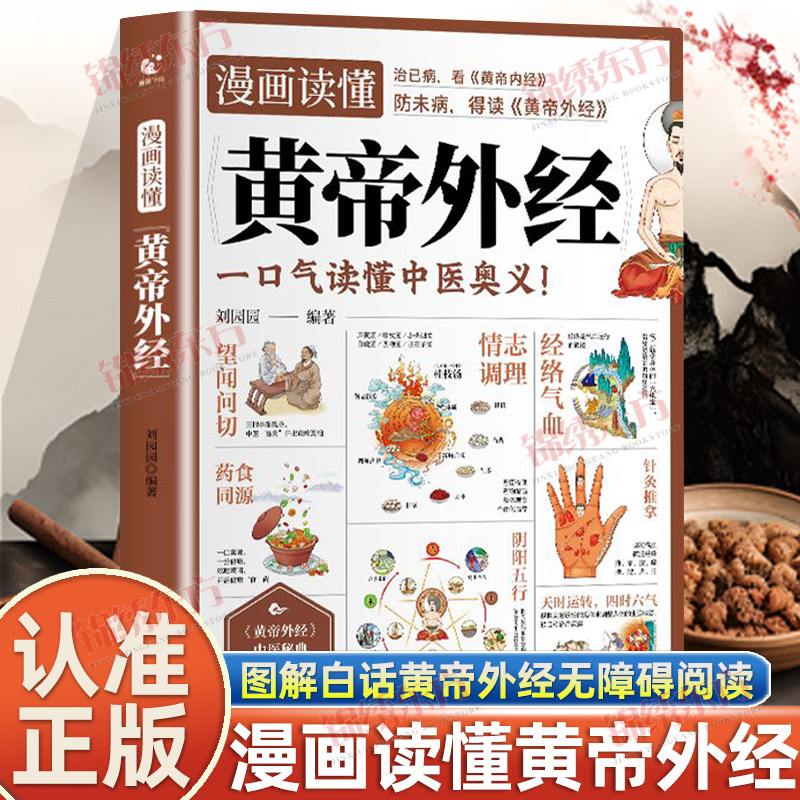 【认准正版】黄帝外经原版正版 漫画读懂黄帝外经+黄帝内经 一口气读懂中医奥义人人都能懂的健康调养书