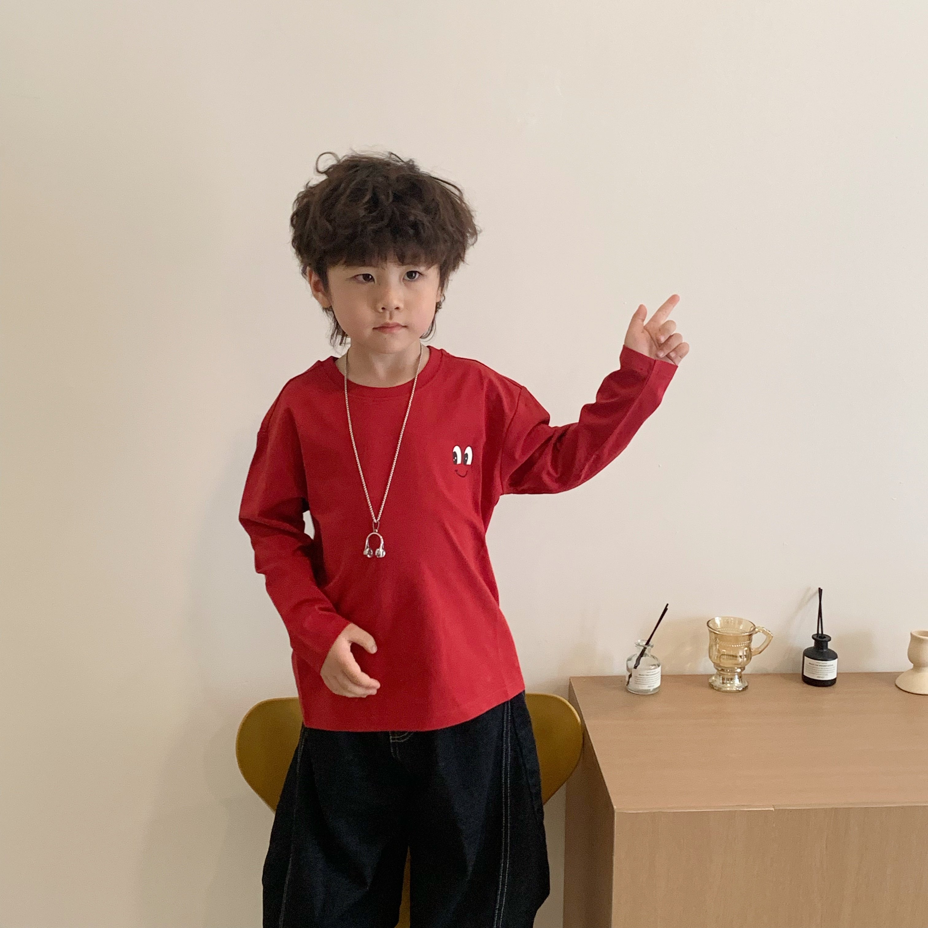 秋季儿童装趣味卡通百搭长袖T恤衫男女童纯棉薄款内搭舒适上衣潮,童装/婴儿装/亲子装,T恤,淘宝优惠券,粉丝福利购,淘宝优惠卷