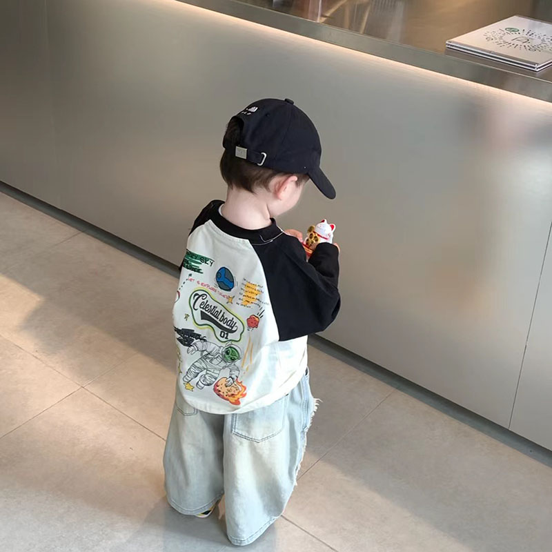 宝宝纯棉内搭T恤男女童长袖衫