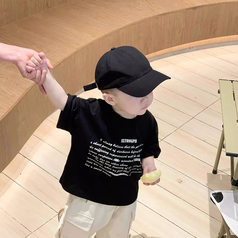 男童韩范帅气时髦短袖t恤童装