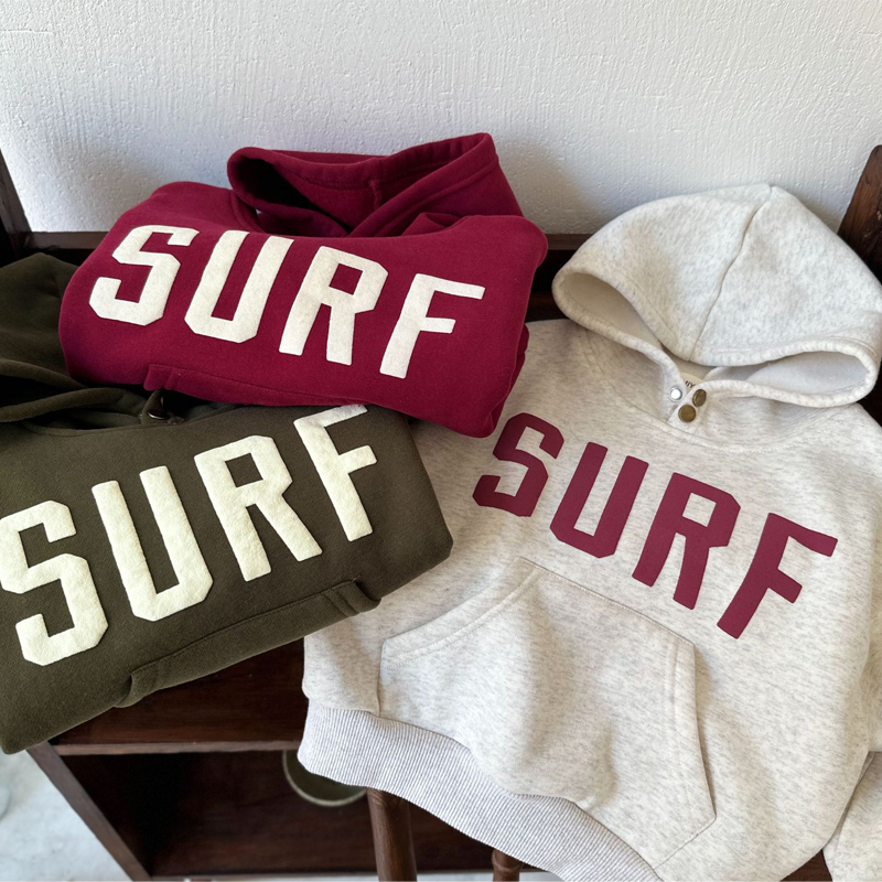 儿童连帽卫衣秋冬加厚款男女宝宝