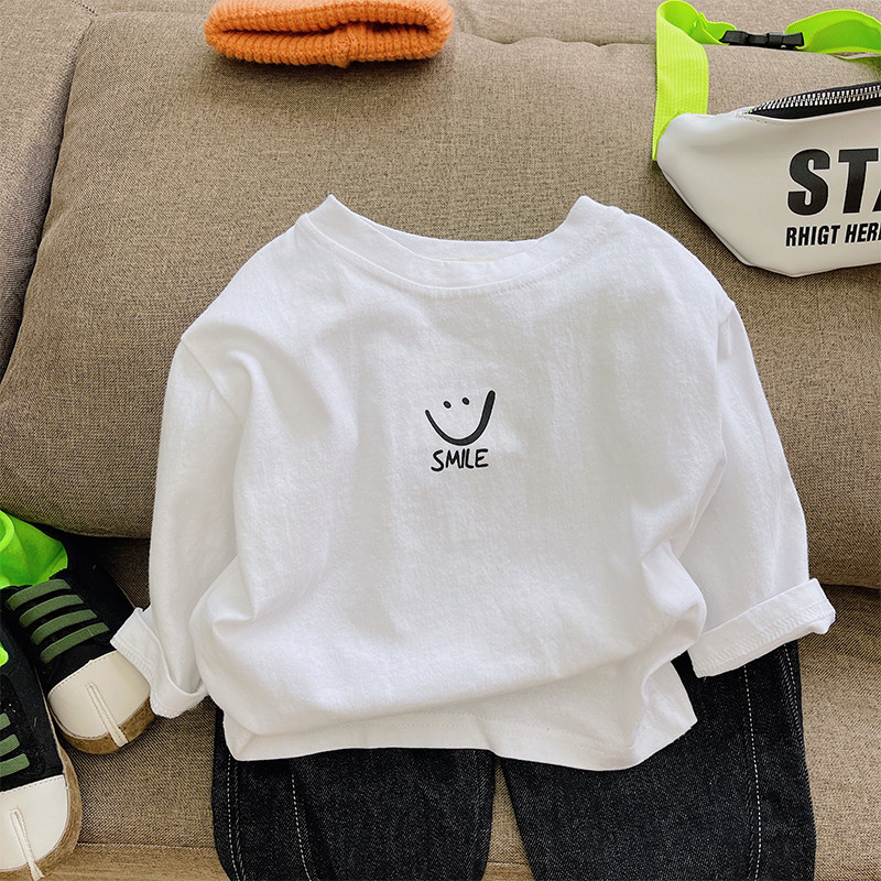 儿童春秋装打底衫长袖T恤男童纯棉2026新款小女孩圆领内搭上衣服,童装/婴儿装/亲子装,T恤,淘宝优惠券,粉丝福利购,淘宝优惠卷