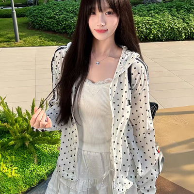 夏季薄款防晒衣女连帽防晒服外套