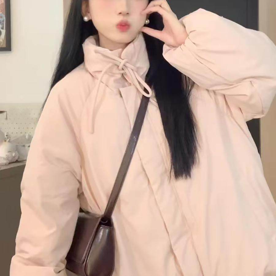韩系高级感羽绒棉服女冬季2024新款休闲宽松加绒加厚面包服棉衣潮,女装/女士精品,棉衣/棉服,淘宝优惠券,粉丝福利购,淘宝优惠卷