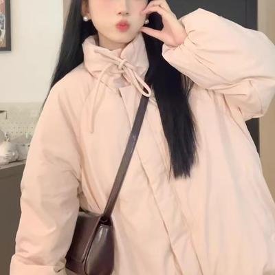 韩系高级感羽绒棉服女冬季面包服