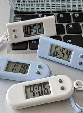 静音电子表学生书桌迷你时钟看时间小巧便携静音表学习考试用简约