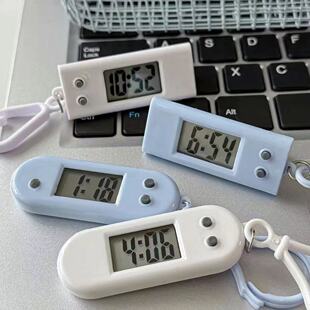 静音电子表学生书桌迷你时钟看时间小巧便携静音表学习考试用简约