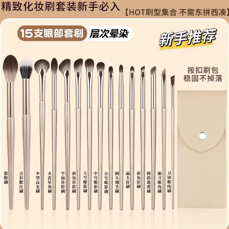 德国眼影刷套装化妆刀锋线