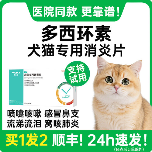 盐酸多西环素片猫咪感冒药