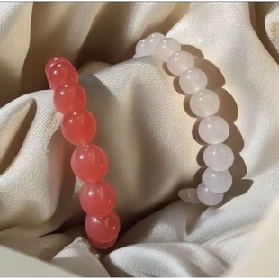 043精品白云母手串【无礼盒】