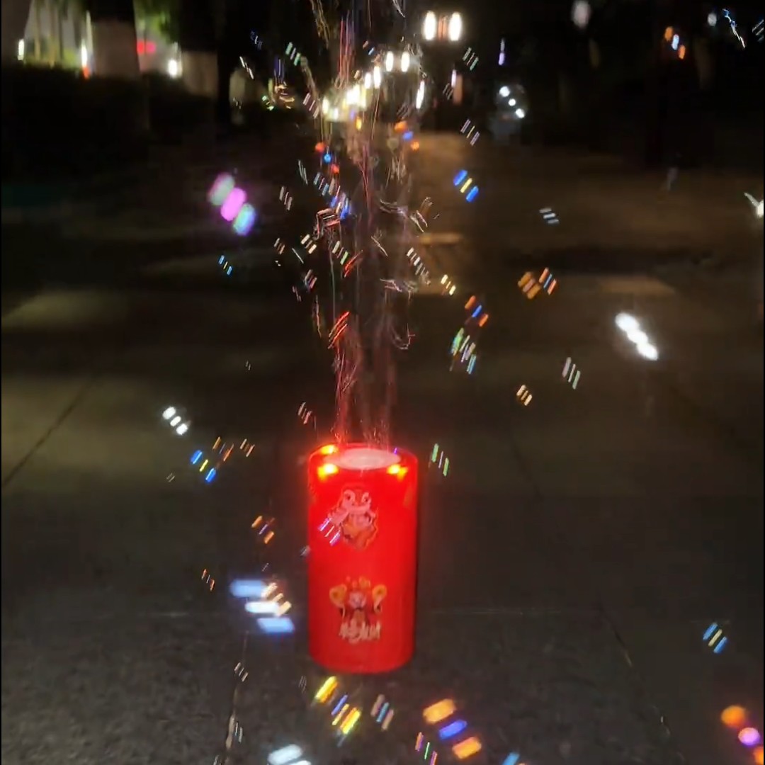 全自动七彩烟花鞭炮泡泡机儿童