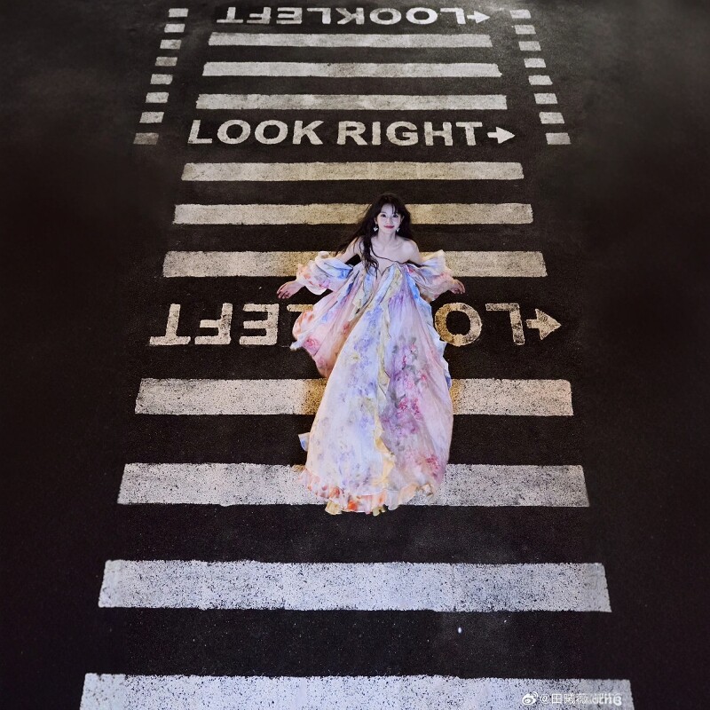 田曦薇同款幻彩礼服仙女甜美连衣裙紫色度假轻纱小众波西米亚风裙