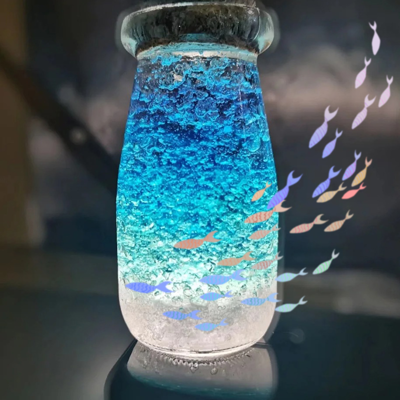 泡大珠海洋玻璃瓶手工diy材料