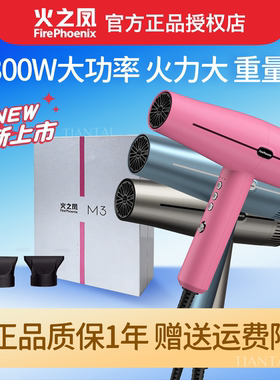 火之凤吹风机M3理发店发廊发型师专用大功率负离子高速电吹风