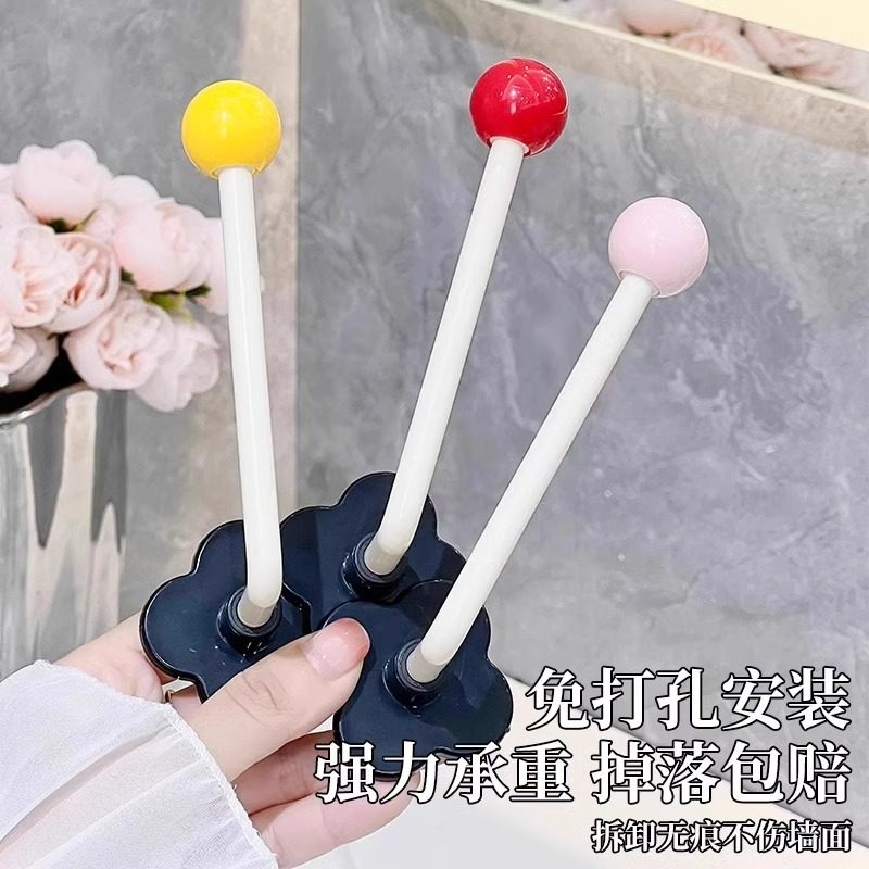 可爱风发圈发箍发绳卫生间墙上收纳首饰发夹皮筋头绳挂发三色挂钩,饰品/流行首饰/时尚饰品新,首饰盒,淘宝优惠券,粉丝福利购,淘宝优惠卷