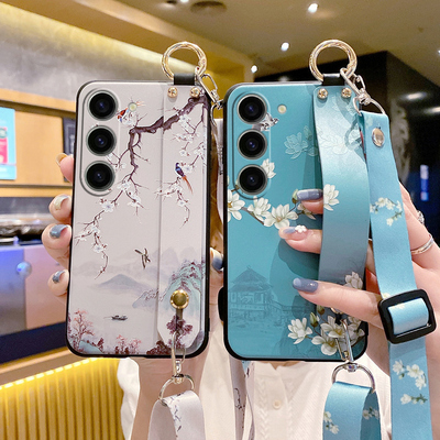 三星S23系列硅胶腕带斜挎挂绳