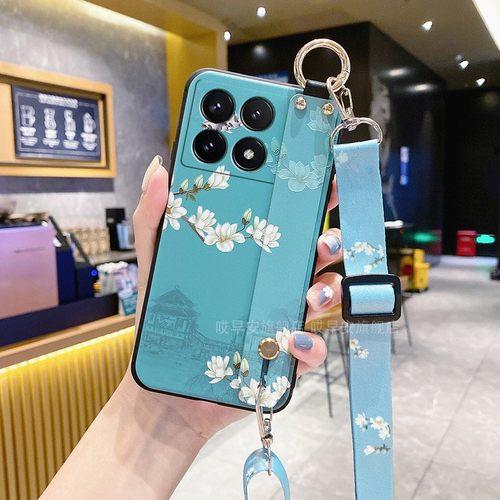 适用小米Redmi红米K90手机壳K90Pro max保护套k90硅胶软壳腕带支架斜挎可背带全包防摔女新款带挂绳挂脖子男