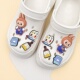 卡通鞋 凉鞋 花儿童可爱装 扣夏季 配饰跨境 饰可拆卸鞋 洞洞鞋