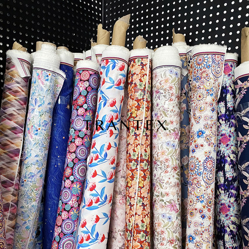 优质天然纤维印花面料