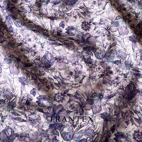 复古高端时装手工碎花衬衣棉布