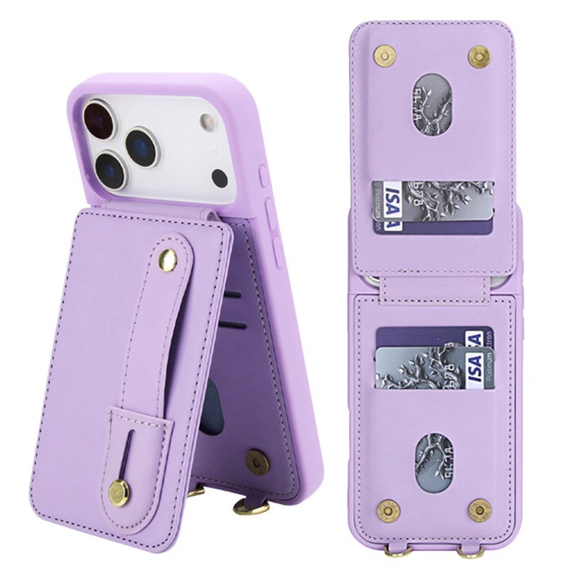 腕带支架适用苹果17promax手机壳新款斜挎iphone16p