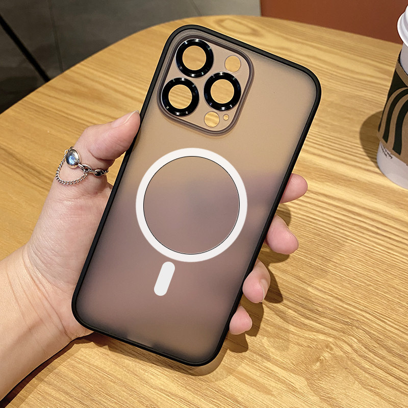 自带镜头膜适用苹果17手机壳磁吸iphone16promax透明磨砂15pro全包防摔14plus超薄13硅胶套12男女网红Air新款