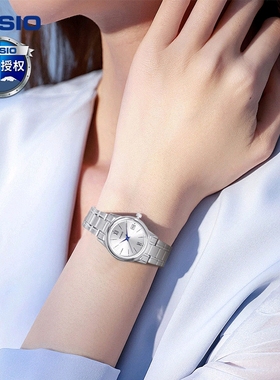 情人节礼物卡西欧手表女网红小方表简约ins风学生电子表LTP-V002D