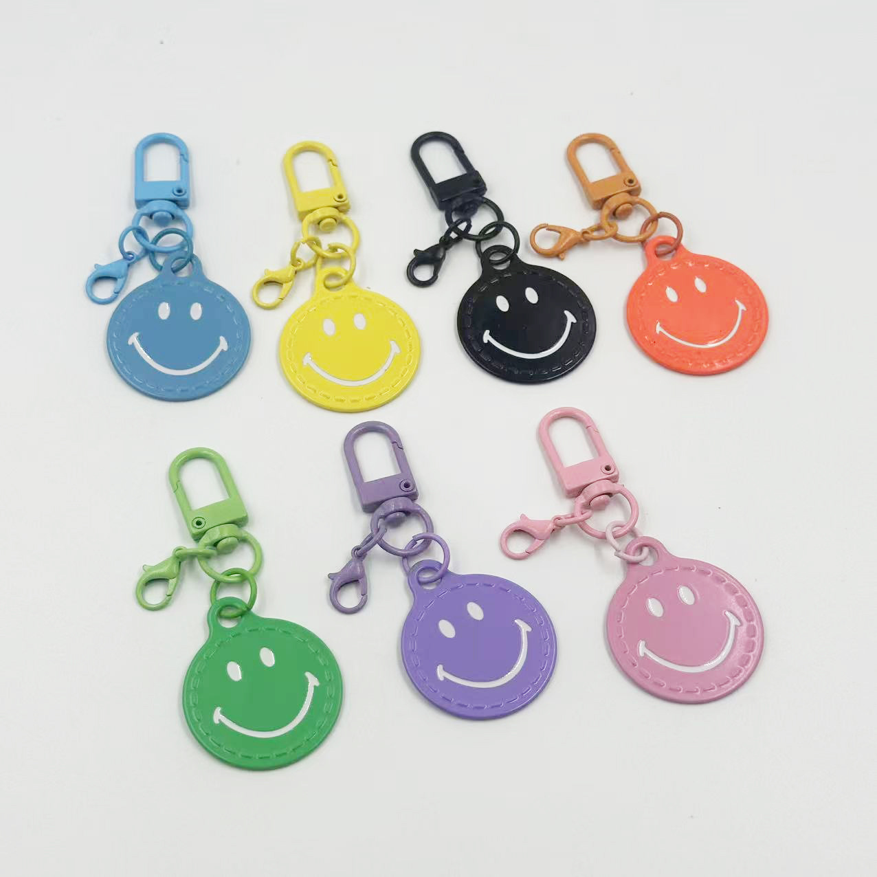 可爱女生车包汽笑脸金属色