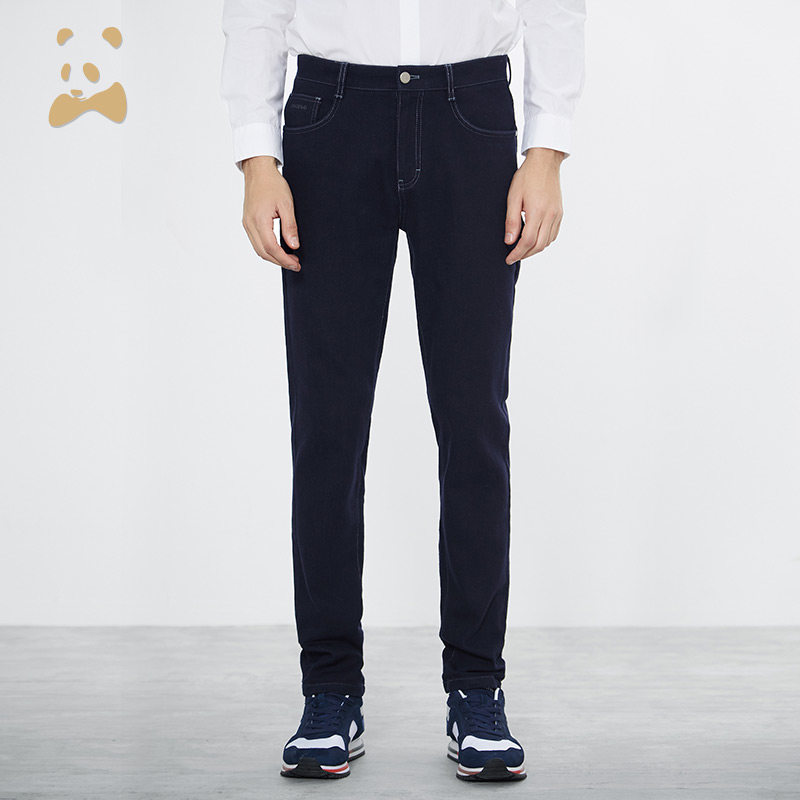 【羊绒混纺】CANUDILO/卡奴迪路 牛仔裤男士中腰长裤,男装,牛仔裤,淘宝优惠券,粉丝福利购,淘宝优惠卷