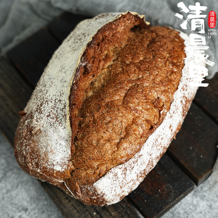 清晨里 红茶法式乡村硬欧面包欧式主食干巴老头健康早餐饱腹手作