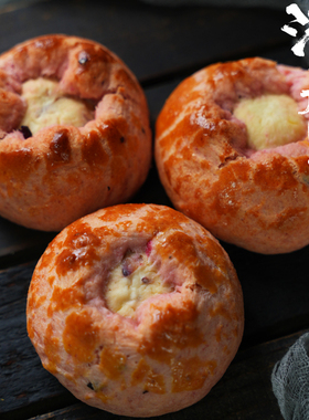 清晨里 玫瑰乳酪司康饼干西式糕点心网红下午茶配餐甜品手作零食