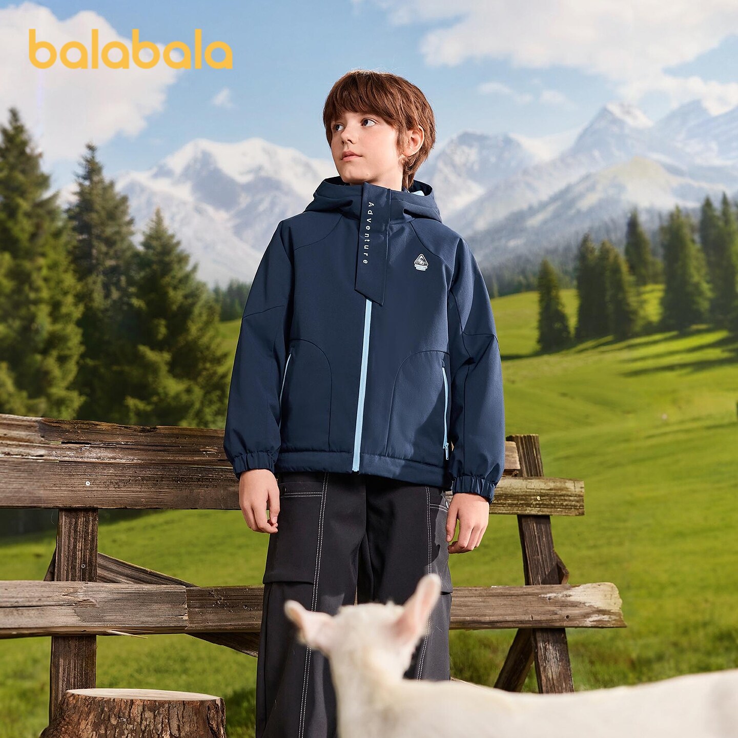 巴拉巴拉balaOne儿童棉服外套暖