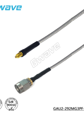 谷波互连2.92mm公-SMPS(G3PO)母射频连接线3506测试电缆组件40GHz