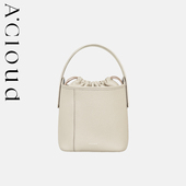 A.Cloud发财桶包菜篮子质感牛皮水桶包手提包斜挎包2024春夏新款