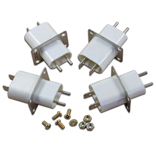 微波炉磁控管插脚灯丝插座微波炉磁控管引脚有穿心电容微波炉插脚