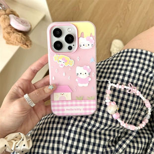 200防摔x50i 8Tpro軟套 90新款 糖果kitty貓適用于榮耀暢玩60plus手機(jī)殼70 100 x30情侶play9T 二合一x40