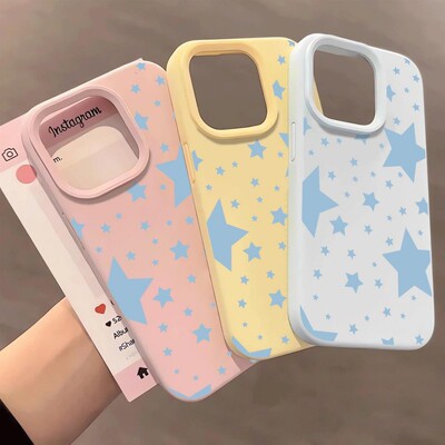 小众满屏星星适用于红米note14手机壳note13/12/11Tpro 新款时尚k80 k70至尊版civi4pro防摔小米15/14/13软套