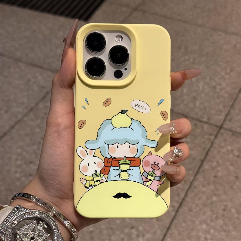 韩风ins新款防摔时尚糖果色情侣网红保护套