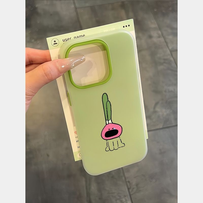 新款糖果色二合一防摔磨砂高级感时尚手机壳