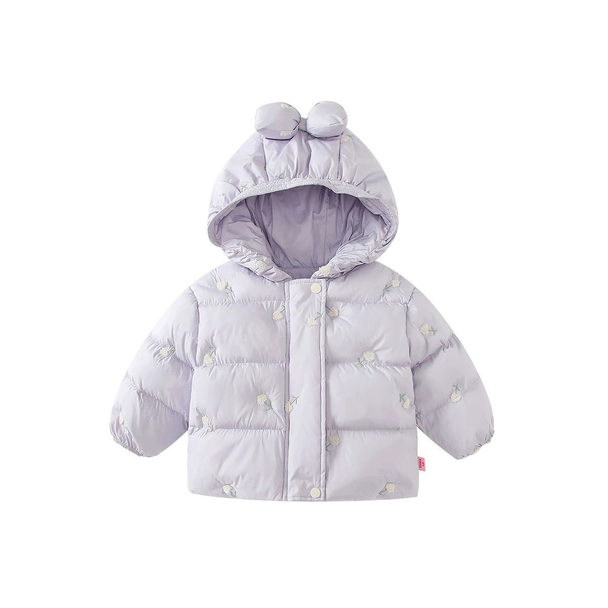 女童冬装棉服冬季新款儿童宝宝加绒加厚保暖棉衣小童洋气棉袄外套