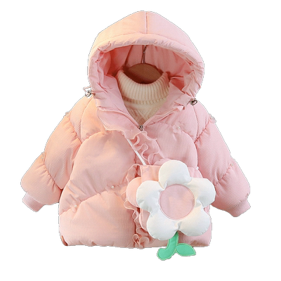 女童棉服冬季儿童装棉衣冬装外套